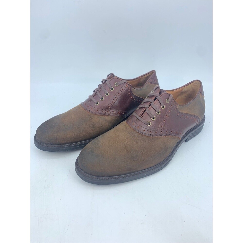 Johnston Murphy Mens 8 Oxfords Shoes XC4 Waterproof System Sheepskin Dual Width‎